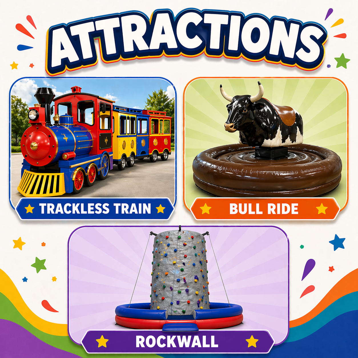 Attractions at Zoe Party Rental