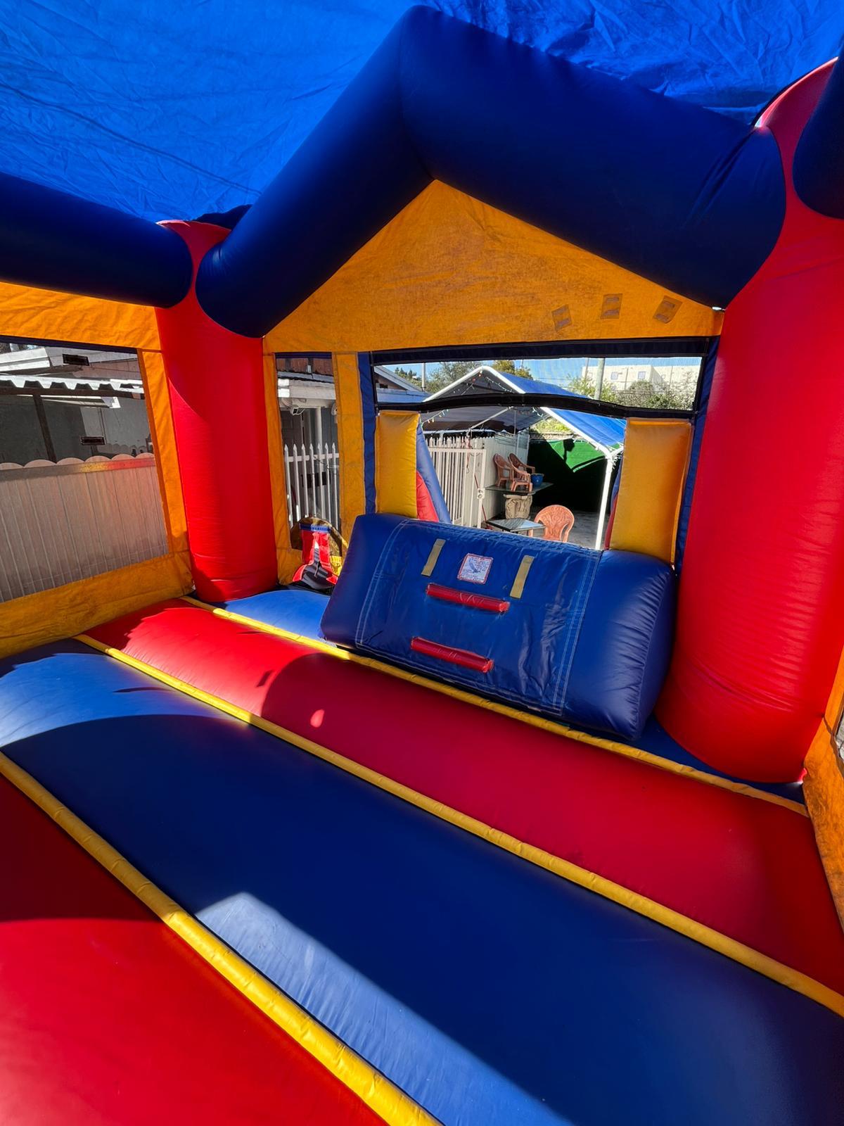 Blue Castle Bounce House Interior