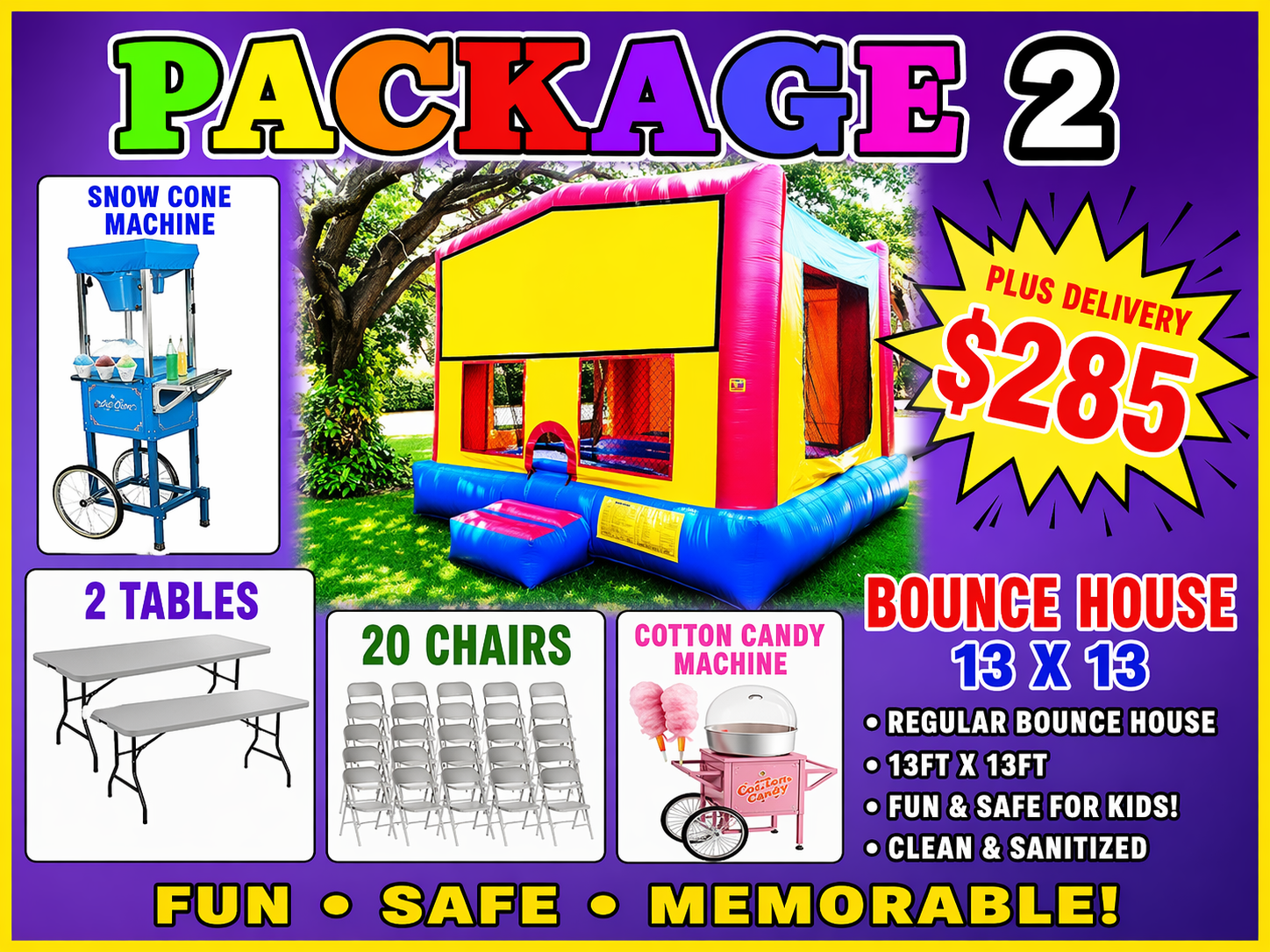 Package 2 – $285