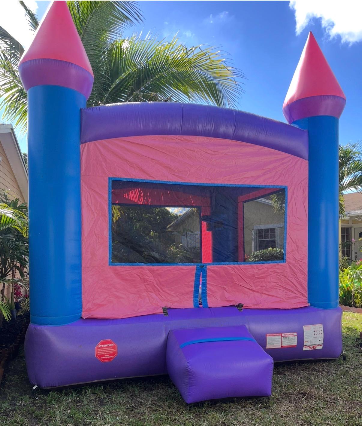 Pink & Purple Bounce House
