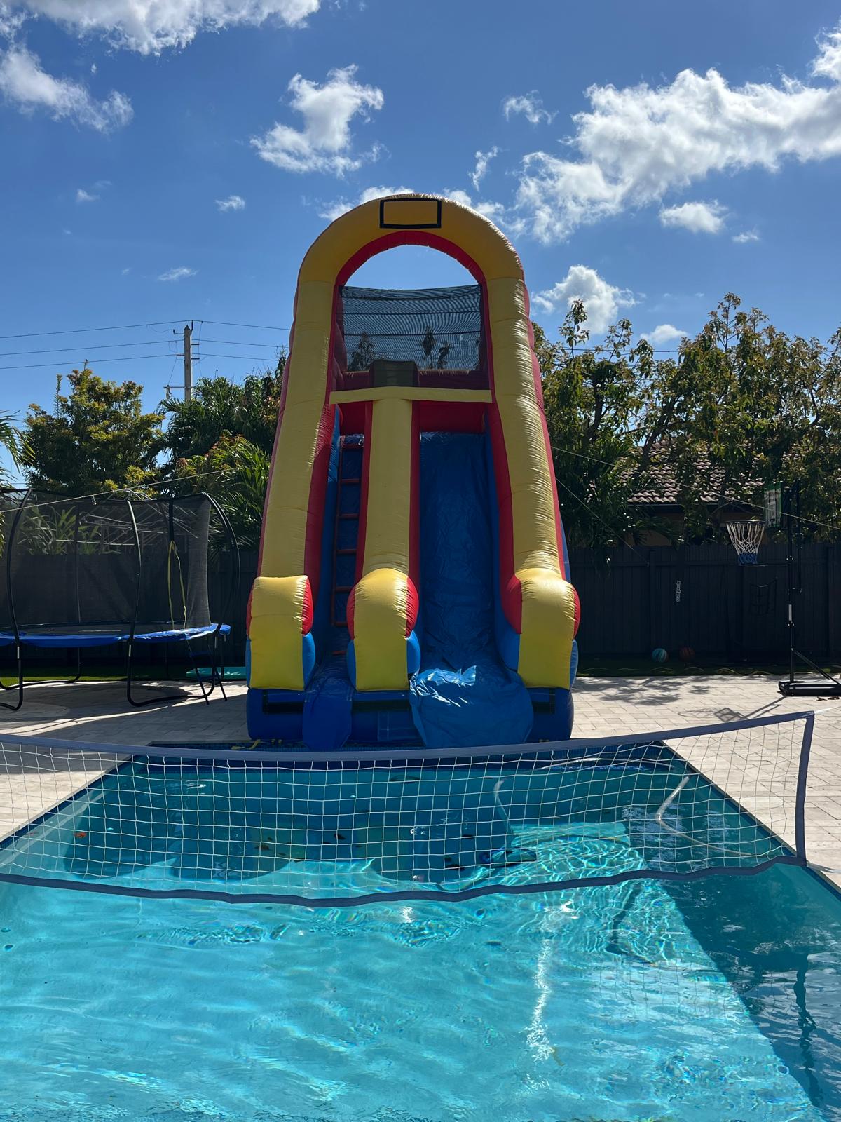 Yellow Water Slide